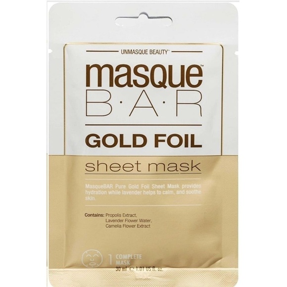 Masque Bar Sheet MASK Hydrating Calming Gold Foil Lavender - Picture 5 of 7